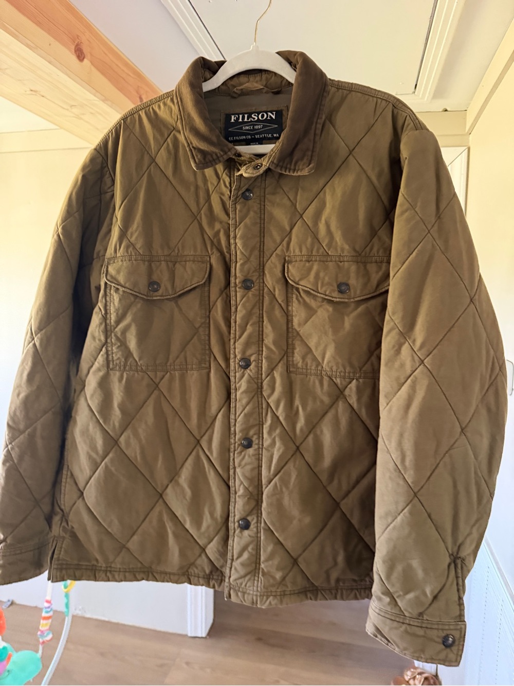 Filson Hyderabad Quilted Jac Short - Picture 1 of 5